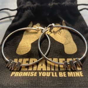 🦷 NWT Verameat Sterling Silver Sweet Tooth Hoops